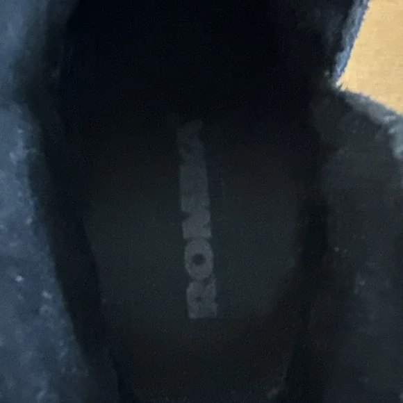 ROMIKA Black Daisy 01 Waterproof Suede/Leather Block Heel Booties Size 8.5 NEW - Picture 7 of 10